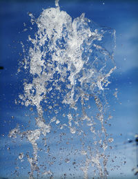 Full frame shot of water against blue sky