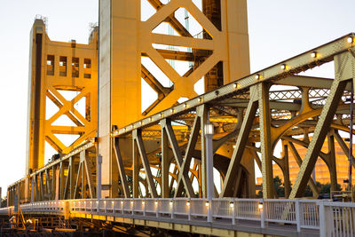 Low angle view of bridge