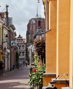 Street amidst buildings in city