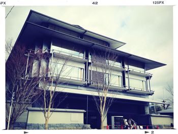 Low angle view of building against sky