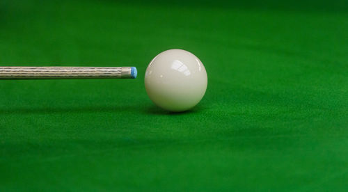 Close-up of ball on table