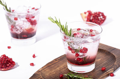 Close-up of drink on table