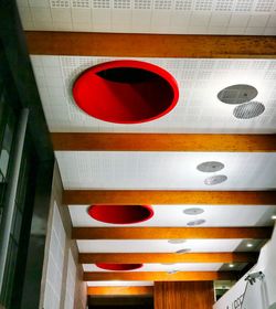 Close-up low angle view of text