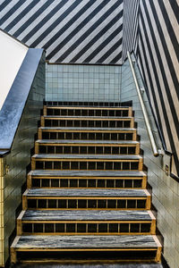 Low angle view of staircase of building
