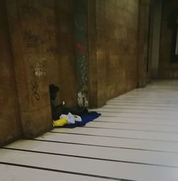 Staircase in sunlight