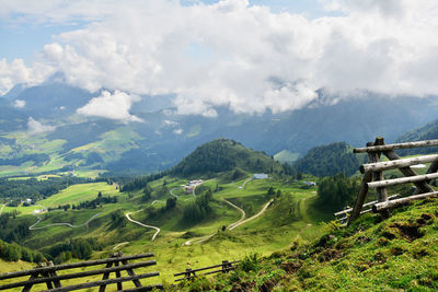 Scenic view of landscape against sky