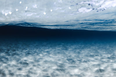 Crystal clear ocean water