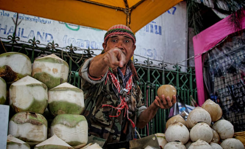 Full frame shot of food for sale at market stall