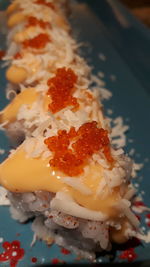 Close-up of ice cream in plate