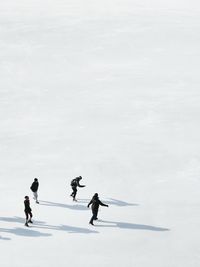 People in snow