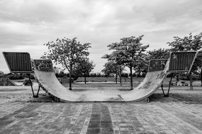 Abandoned skateboard park 