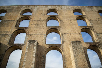 Low angle view of old building