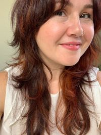 Portrait of a smiling young woman