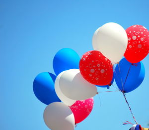 Close-up of balloons