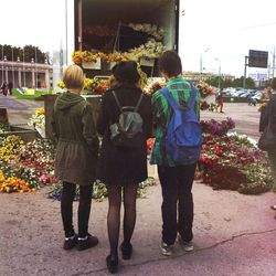 Full length of people in shopping mall