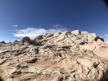 Low angle view of blue sky