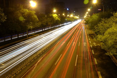 Light rail of beijing north second ring road traffic flow