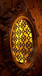 Low angle view of ornate ceiling