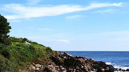 Scenic view of sea and sky