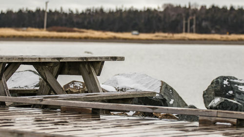 Bridge over lake