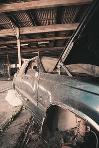 Abandoned car