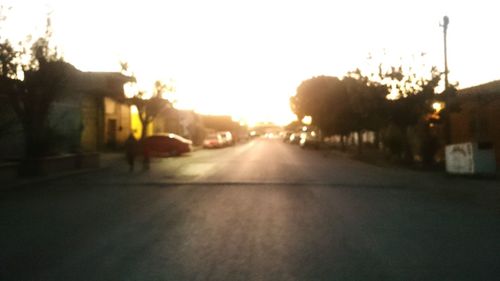 City street at night