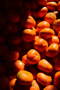 Full frame shot of oranges