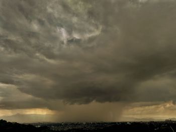 Storm clouds in sky