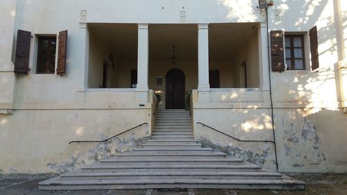 Staircase leading towards old building