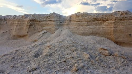 Scenic view of mountain against sky