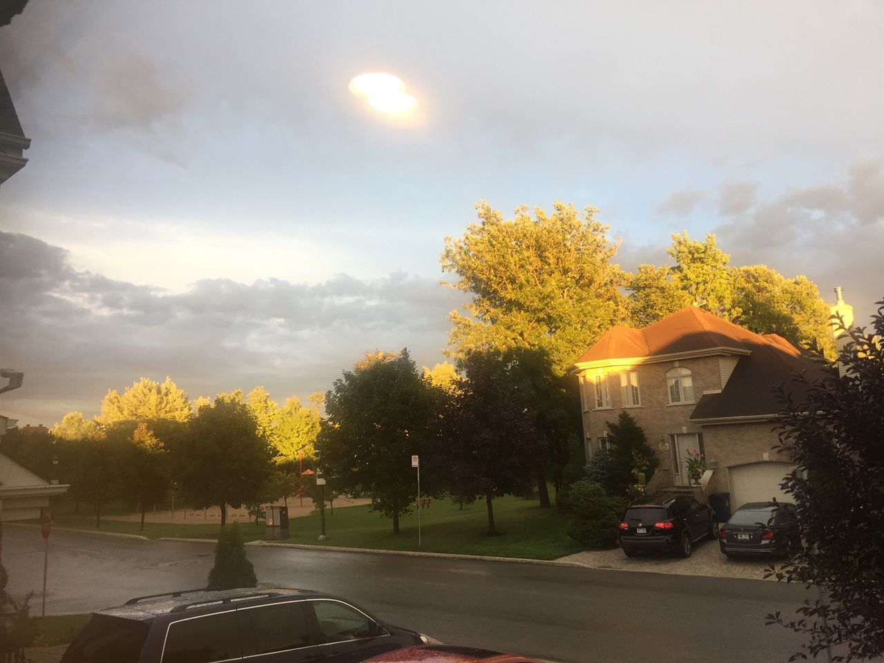 CARS PARKED ON ROAD