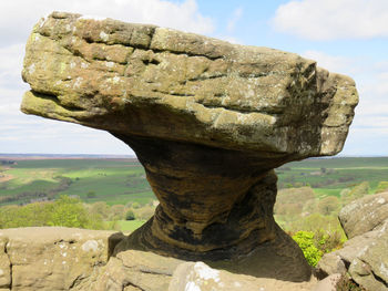 Close-up of rock formation