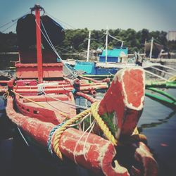 Boat in sea