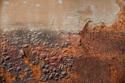 Texture .and details of rust, used as a background.