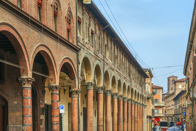 Low angle view of historical building against sky