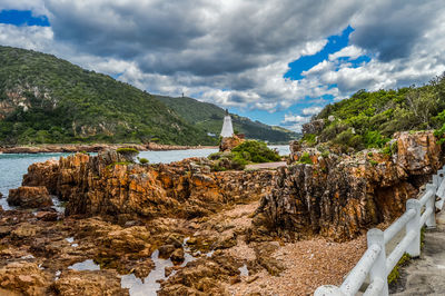 Panoramic view of landscape against sky