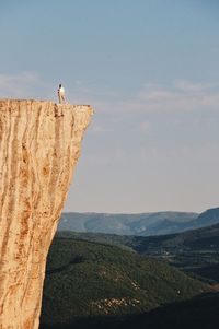 Scenic view of mountain against sky