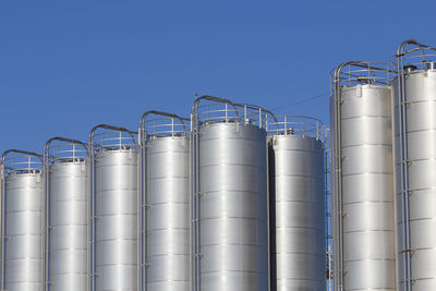 Metallic silos in the industry