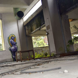 Man standing in front of building