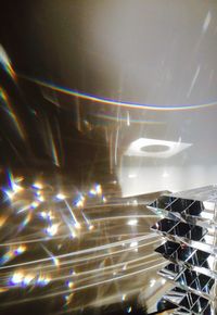 Light trails at night