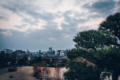 Cityscape against sky