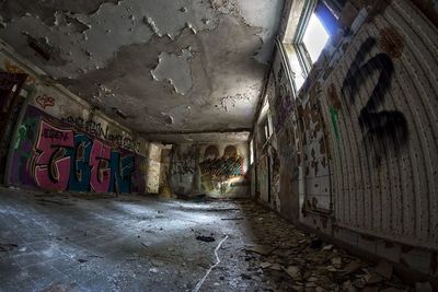 Graffiti on wall