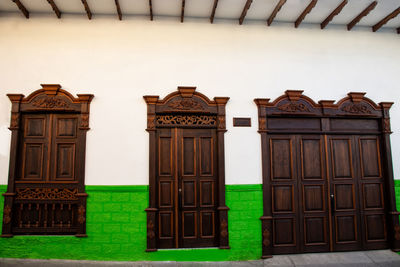 Low angle view of old building