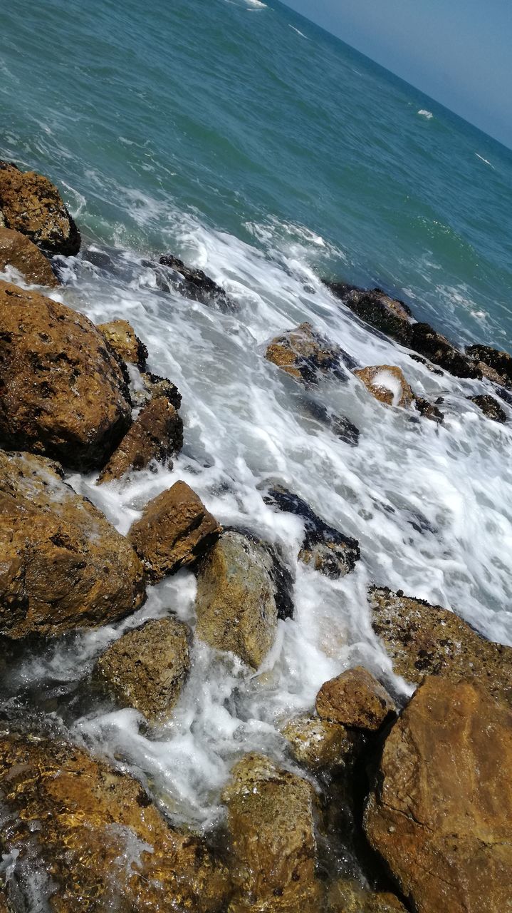 SCENIC VIEW OF SEA WAVES