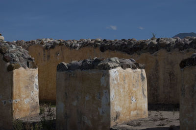 Old ruins against clear sky