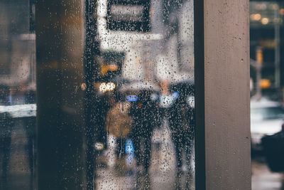 Raindrops on glass window