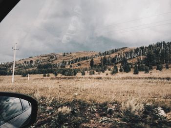 View of landscape against sky