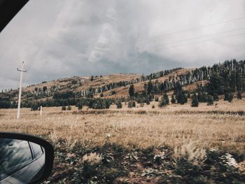 View of landscape against sky