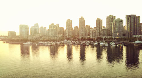 City at waterfront
