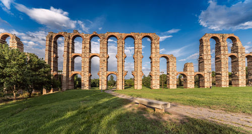 Old ruins against sky